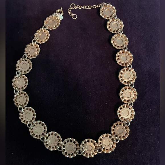 J Crew Cupcake Necklace Crystal Cabochons Enamel - Picture 3 of 5